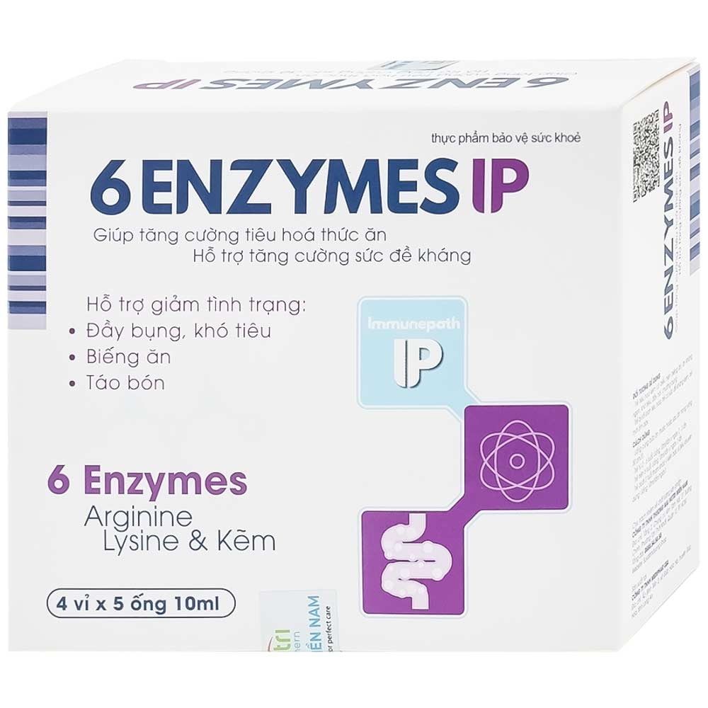 Men 6 Enzymes IP uống trong bao lâu?