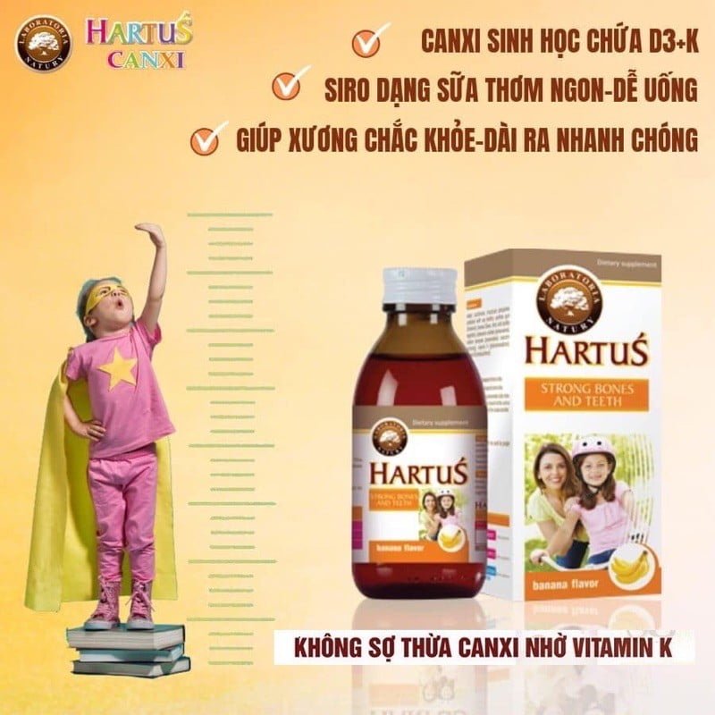 Liều dùng Hartus Canxi