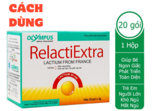 Cách dùng Relacti Extra cho bé ngủ ngon