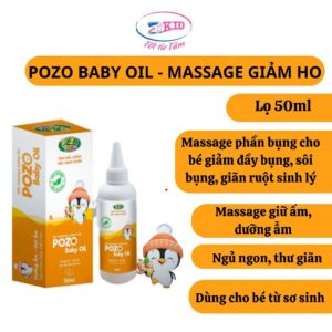 Dầu massage dưỡng ẩm Pozo Baby Oil có công dụng gì?